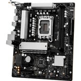 ASRock B860M-X WiFi socket 1851 moederbord Zwart/zilver, RAID, 2.5 Gb-LAN, WLAN, BT, Sound, µATX