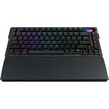 ASUS ROG Azoth Extreme, gaming toetsenbord Zwart, US lay-out, ROG NX Snow, 75%, RGB leds, Hot-swappable, PBT Double-shot, Bluetooth / 2.4GHz / USB 2.0