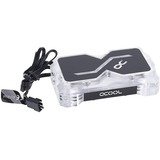 Alphacool GPX SLI Connector Dual - Acryl - Addressable RGB - 3 PCI-E Space sli bridge Transparant