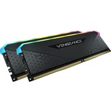 Corsair 16 GB DDR4-3200 Kit werkgeheugen Zwart, CMG16GX4M2E3200C16, Vengeance RGB RS, XMP 2.0