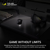 Corsair MM Glass Large Precision gaming muismat Zwart