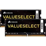 Corsair ValueSelect 16 GB DDR4-2133 laptopgeheugen Zwart, CMSO16GX4M2A2133C15, Value Select