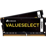 Corsair ValueSelect 16 GB DDR4-2133 laptopgeheugen Zwart, CMSO16GX4M2A2133C15, Value Select