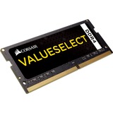 Corsair ValueSelect 16 GB DDR4-2133 laptopgeheugen Zwart, CMSO16GX4M2A2133C15, Value Select