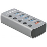 DeLOCK 4-Port USB 3.2 Gen 1 usb-hub Grijs