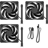 Fractal Design Momentum 14 RGB 3-pack Black case fan Zwart, 4-pin PWM connector, ARGB Gen 2 (20 LEDs)