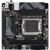 GIGABYTE B650I AX socket AM5 moederbord Zwart/grijs, RAID, 2.5 Gb-LAN, WLAN, BT, Sound, Mini-ITX