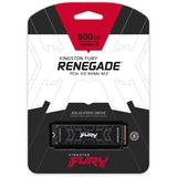 Kingston FURY Renegade 500 GB SSD Zwart, SFYRS/500G, M.2 2280, PCIe 4.0 NVMe