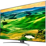 LG 65QNED826QB 65" Ultra HD qned-tv Zilver, 4x HDMI, 2x USB, Optisch, CI+, Bluetooth, LAN, WLAN, HDR