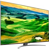 LG 65QNED826QB 65" Ultra HD qned-tv Zilver, 4x HDMI, 2x USB, Optisch, CI+, Bluetooth, LAN, WLAN, HDR