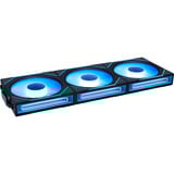 Lian Li UNI FAN SL-INFINITY 120 Wireless Reversed Blade case fan Zwart, 3 stuks