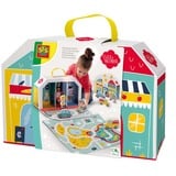 SES Creative Petits pretenders - Winkelstraat speelkoffer en speelmat 18013