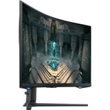 Samsung Odyssey G6 G65B 32" gaming monitor Zwart, 2x HDMI, DisplayPort, 2x USB-A, RJ-45, 240 Hz