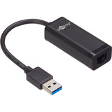 goobay USB-A naar Ethernet 1 Gigabit adapter Zwart, 0,1 meter