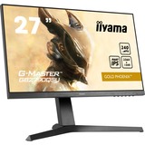 iiyama G-Master Gold Phoenix GB2790QSU-B1 27" Gaming Monitor Zwart, WQHD, HDMI, DisplayPort, USB 3.0, Audio