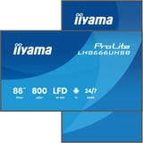 iiyama Prolite LH8666UHSB-B1AG 86" 4K Ultra HD Public Display Zwart