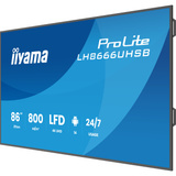 iiyama Prolite LH8666UHSB-B1AG 86" 4K Ultra HD Public Display Zwart