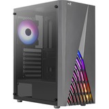 Aerocool Delta G-BK-v1, Tower-behuizing Zwart | Window-Kit
