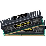 Corsair 8 GB DDR3-1600 Kit werkgeheugen Zwart, CMZ8GX3M2A1600C9, Vengeance Black, XMP, Lite retail