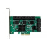 DeLOCK 16 port SATA PCI Express x4 Card controller 