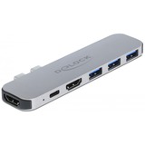 DeLOCK Docking Station voor MacBook Dual HDMI Grijs