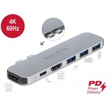 DeLOCK Docking Station voor MacBook Dual HDMI Grijs