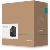DeepCool CH360 mini tower behuizing Zwart | 1x USB-A | 1x USB-C | RGB | Tempered Glass