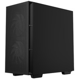 DeepCool CH360 mini tower behuizing Zwart | 1x USB-A | 1x USB-C | RGB | Tempered Glass