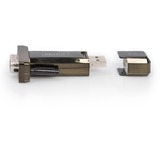 Digitus 9-pin serieel (male) naar USB-A 2.0 adapter Zwart, 0,8 meter