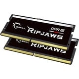 G.Skill 32 GB DDR5-5600 (2x 16 GB) Kit laptopgeheugen Zwart, F5-5600S4040A16GX2-RS, Ripjaws, XMP