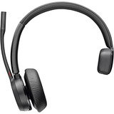 HP Poly Voyager 4310-M TC on-ear headset Zwart, Incl. BT700 USB-C-adapter + oplaadstandaard