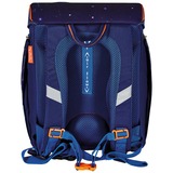 Herlitz FiloLight Plus Galaxy Game set schooltas Donkerblauw/oranje, inclusief sporttas, 2 buttons en 2 etuis