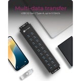 ICY BOX  usb-hub Zwart