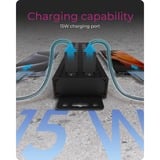 ICY BOX  usb-hub Zwart