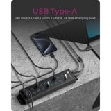 ICY BOX  usb-hub Zwart
