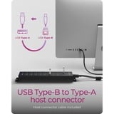 ICY BOX  usb-hub Zwart