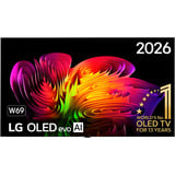 LG OLED evo AI W6 True Wireless (OLED83W69LA) 83" Ultra HD OLED-tv Zwart, 4x HDMI, 2x USB, Bluetooth, LAN, WLAN, CI+, HDR10, Dolby Vision