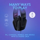 Logitech G335 Wired over-ear gaming headset Zwart, Pc, PlayStation 4, PlayStation 5, Xbox One, Xbox Series X|S, Nintendo Switch