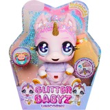 MGA Entertainment Glitter Babyz - eenhoornpop - Roze regenboog (Jewels Daydreamer)