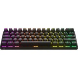 SteelSeries Apex Pro Mini Wireless, gaming toetsenbord Zwart, FR lay-out, SteelSeries OmniPoint 2.0, 60%, RGB leds, Double Shot PBT Keycaps