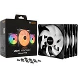 be quiet! Light Wings LX PWM RGB case fans Zwart, 3 stuks, 140 x 140 x 25 mm