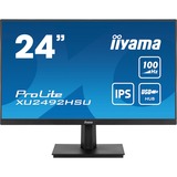 iiyama ProLite XU2492HSU-B6 24" monitor Zwart (mat), HDMI, DisplayPort, USB, Audio