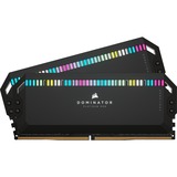 Corsair 32 GB DDR5-7200 Kit werkgeheugen Zwart, CMT32GX5M2X7200C34, Dominator Platinium, XMP