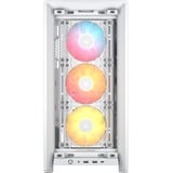 Corsair FRAME 4000D RS ARGB midi tower behuizing Wit | 2x USB-A | 1x USB-C | RGB | Tempered Glass