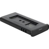 DeLOCK Externe M.2 NVMe SSD behuizing USB-C 40 Gbps met RGB externe behuizing Grijs/zwart, met ventilator
