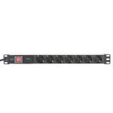 PDU 7-voudige stekkerdoos, 19", 1U