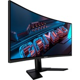 GIGABYTE G34WQCP 34" UltraWide gaming monitor Zwart, 2x HDMI, 2x DisplayPort, 180 Hz