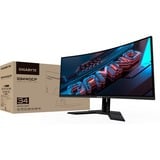 GIGABYTE G34WQCP 34" UltraWide gaming monitor Zwart, 2x HDMI, 2x DisplayPort, 180 Hz