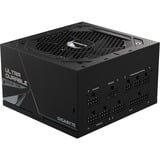 GIGABYTE GP-UD750GM PG5 750W voeding  Zwart, 1x 12VHPWR, 4x PCIe, Kabel-Management