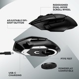 Logitech G502 X LIGHTSPEED Wireless Gaming Mouse Zwart, 100-25.600 dpi